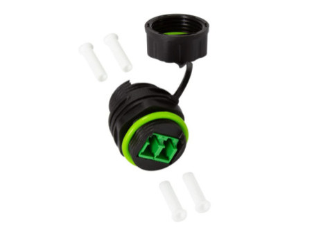 LogiLink Coupleur fibre optique avec bouchon de protection