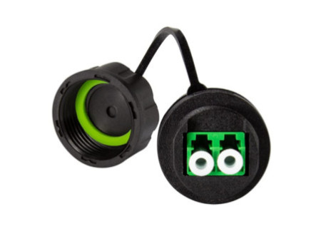 LogiLink Coupleur fibre optique avec bouchon de protection