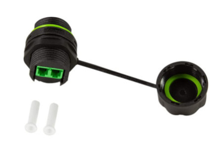 LogiLink Coupleur fibre optique avec bouchon de protection/