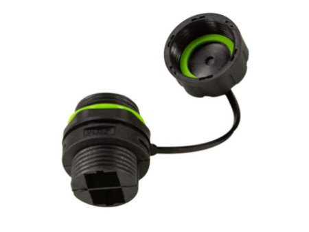 LogiLink Coupleur fibre optique avec bouchon de protection/
