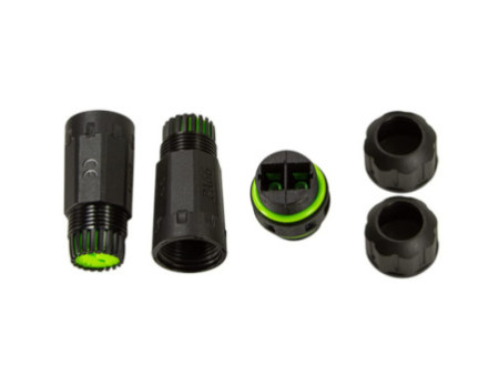 LogiLink Coupleur fibre optique avec 2 manchons de câble