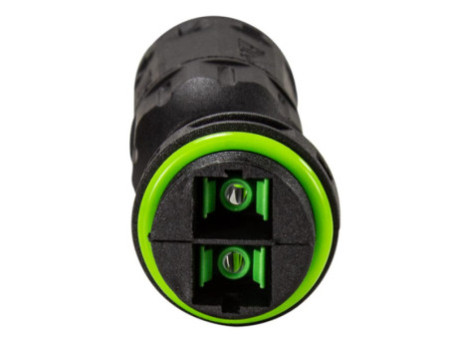 LogiLink Coupleur fibre optique avec 2 manchons de câble