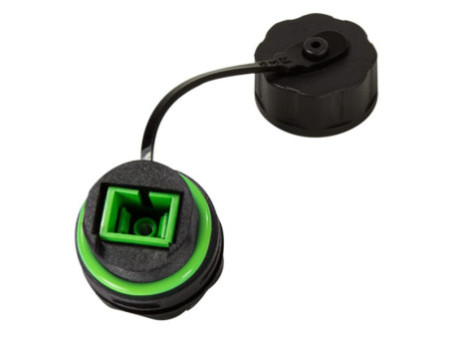 LogiLink Coupleur fibre optique avec bouchon de protection/