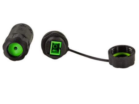 LogiLink Coupleur fibre optique avec bouchon de protection/