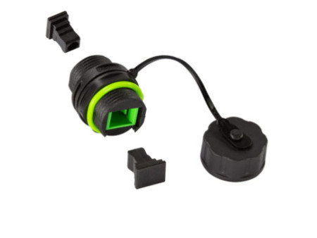 LogiLink Coupleur fibre optique avec bouchon de protection