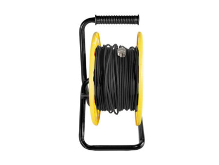 LogiLink Enrouleur de câble réseau, cat. 7, S/FTP, TPE, 60 m