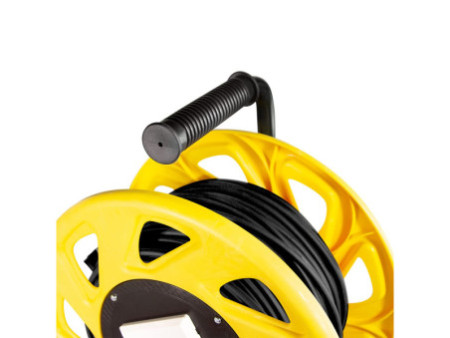 LogiLink Enrouleur de câble réseau, cat. 7, S/FTP, TPE, 60 m