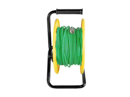 LogiLink Enrouleur de câble réseau, cat. 7, S/FTP, PUR, 60 m
