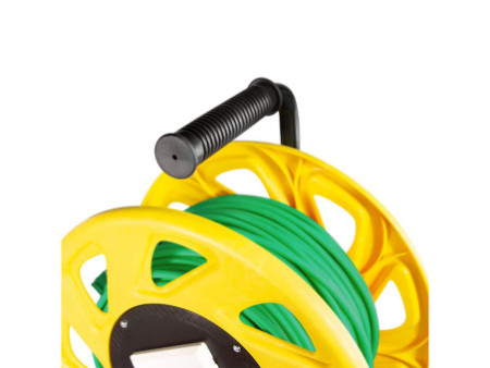 LogiLink Enrouleur de câble réseau, cat. 7, S/FTP, PUR, 60 m