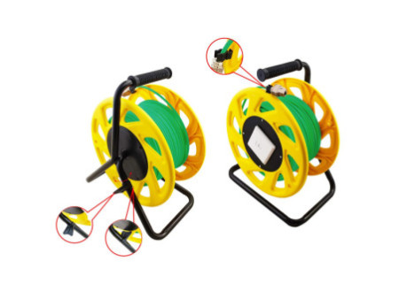 LogiLink Enrouleur de câble réseau, cat. 7, S/FTP, PUR, 60 m