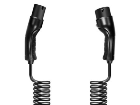 LogiLink Câble de chargement spiralé pour voiture électrique