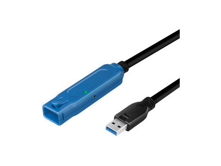 LogiLink Câble de rallonge actif USB 3.2, 30 m