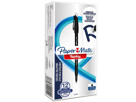 Paper:Mate Stylo à bille Replay 40th, noir