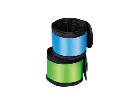 LogiLink Bande réfléchissante LED, set de 2, bleu & vert