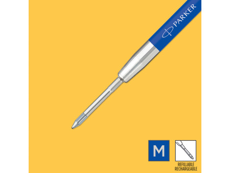 PARKER Recharge QUINK Gel ECO, tracé: M, blister de 2, bleu