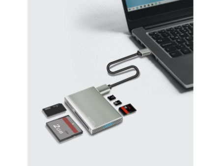 LogiLink Lecteur de cartes USB 3.2 Gen1, 5en1, boîtier alu