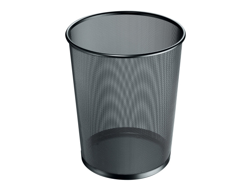 herlitz Corbeille à papier Manhattan, 18 litres, noir