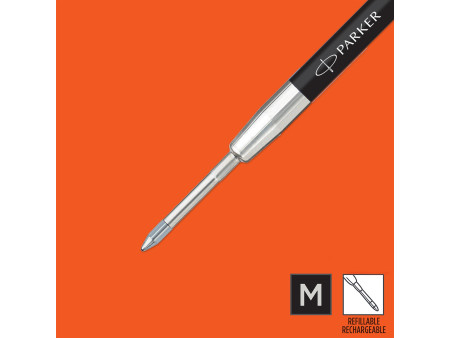 PARKER Recharge QUINK Gel ECO, tracé: M, blister de 2, noir