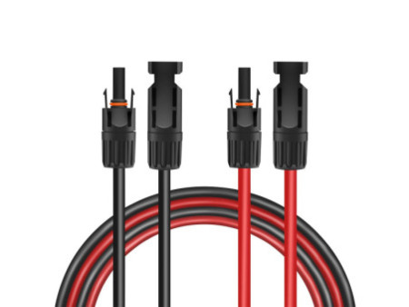 LogiLink Set de rallonges pour panneau solaire, 2,0 m