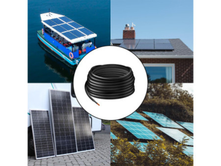 LogiLink Câble d'installation pour panneau solaire, noir