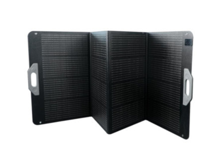 LogiLink Panneau solaire, 200 watts, pliable, noir