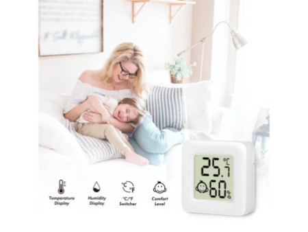 LogiLink Set d'hygro-thermomètres, 3 pièces, blanc