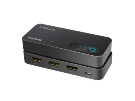LogiLink Répartiteur HDMI 4K/60 Hz HDMI, 1x2, noir