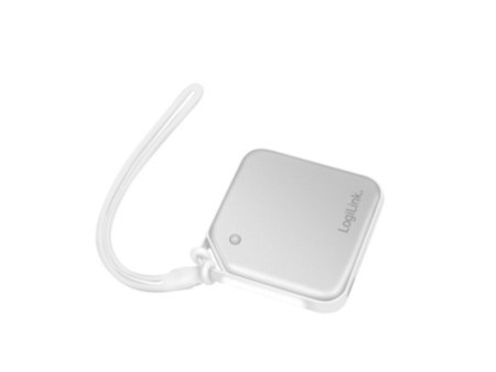 LogiLink Mini-chauffe-mains, avec lampe de poche, blanc
