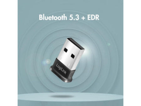 LogiLink Adaptateur USB - Bluetooth 5.3, noir