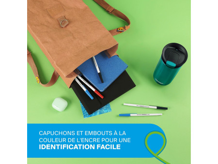 Paper:Mate Stylo à bille Kilometrico, boîte de 50, bleu