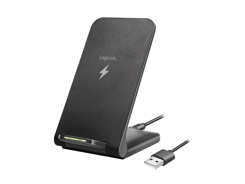LogiLink Chargeur par induction, 15 watts, noir