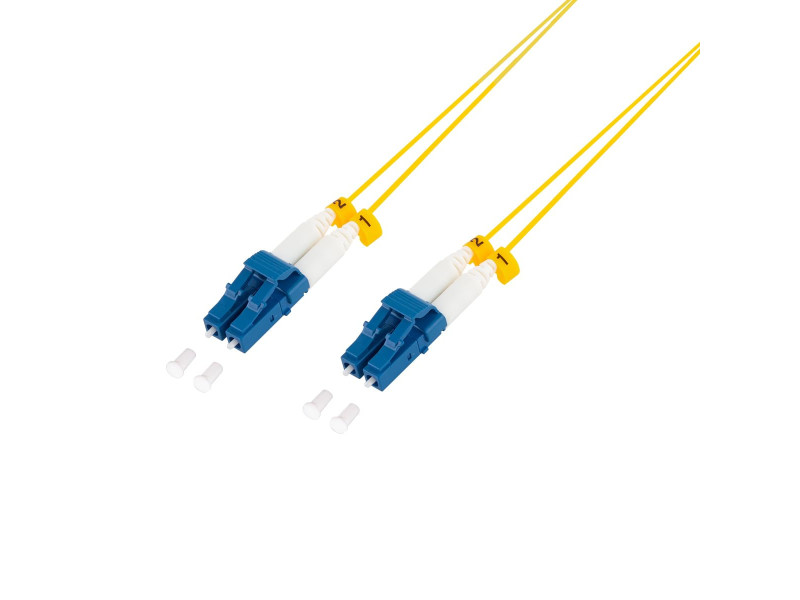 LogiLink Câble patch fibre optique, 2x LC-Duplex, OS2, 5,0 m