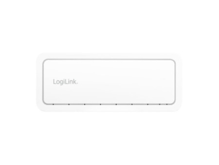 LogiLink Switch de bureau Gigabit Ethernet, 8 ports, blanc