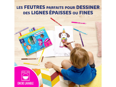 Paper:Mate Feutre Kids Colouring, blister de 12
