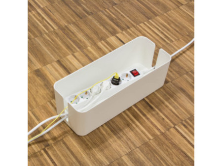 LogiLink Set de boîtes à câbles, 3 tailles, blanc