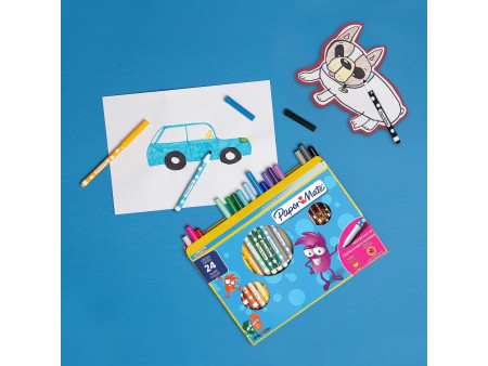 Paper:Mate Feutre Kids Colouring, blister de 12