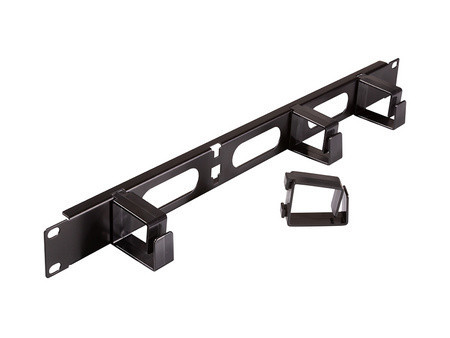 LogiLink Panneau passe-câbles 19', 1 U, avec 4 boucles