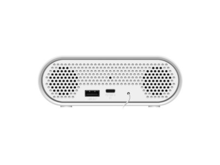 LogiLink Radio-réveil digital avec veilleuse, blanc