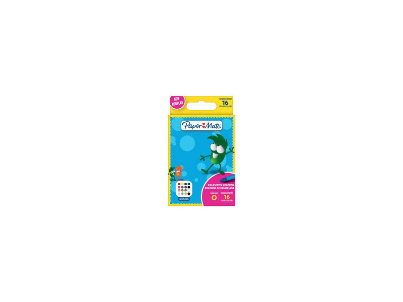 Paper:Mate Crayons de cire Kids Colouring, blister de 8