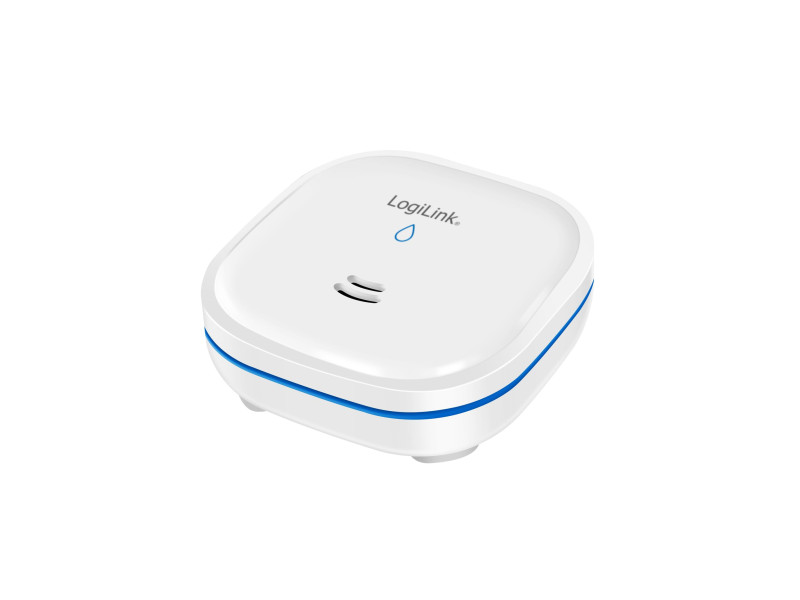 LogiLink Détecteur de fuite d'eau, alarme: env. 85 dB, blanc