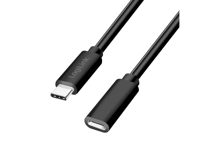 LogiLink Rallonge USB 2.0, 1 m, noir