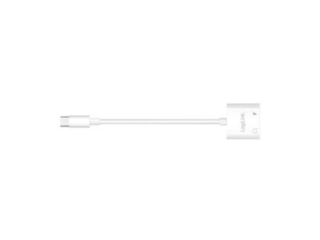 LogiLink Câble adaptateur USB-C - 2x USB-C, 150 mm, blanc