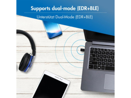 LogiLink Adaptateur USB-C (Gen1) - Bluetooth 5.3, noir