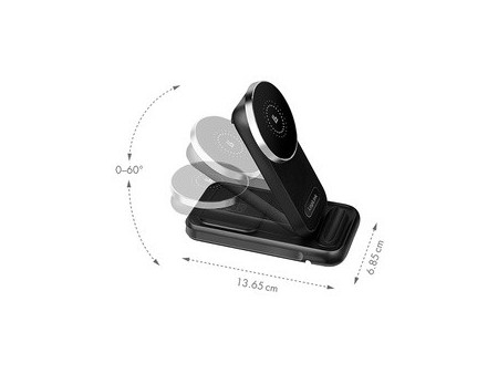 LogiLink Station de charge 4 en 1, compatible Apple MagSafe