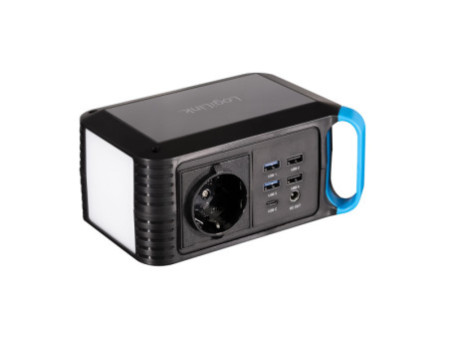 LogiLink Station de charge mobile, 80 watts, noir