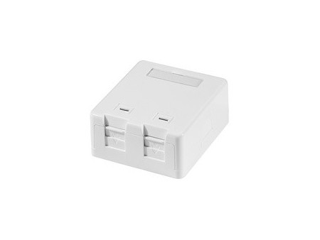 LogiLink Boîtier en saillie pour modules Keystone, 2 ports