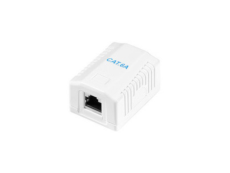 LogiLink Prise RJ45 cat. 6A avec boîtier en saillie, 1x RJ45