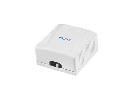 LogiLink Prise RJ45 cat. 6A avec boîtier en saillie, 1x RJ45