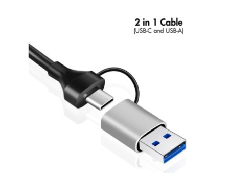 LogiLink Adaptateur réseau Ethernet USB vers RJ45, gris