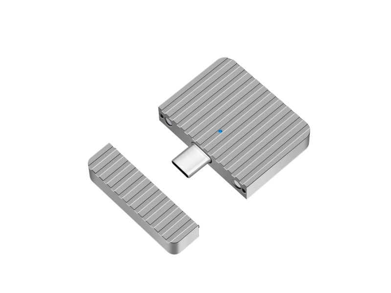 LogiLink Boîtier SSD externe, USB-C - PCIe NVMe, argent